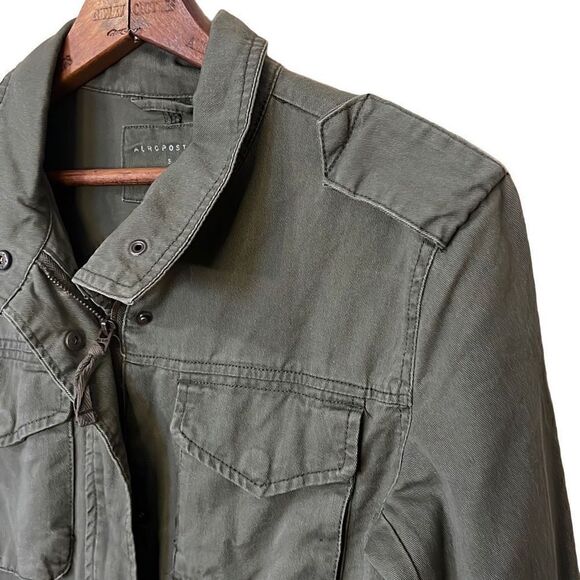 Aeropostale 100% Cotton Drawstring Waist Full Zip Jacket - Picture 3 of 7